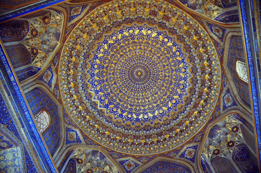 48 Samarcanda - Tilla Kari, cupola dorata.JPG